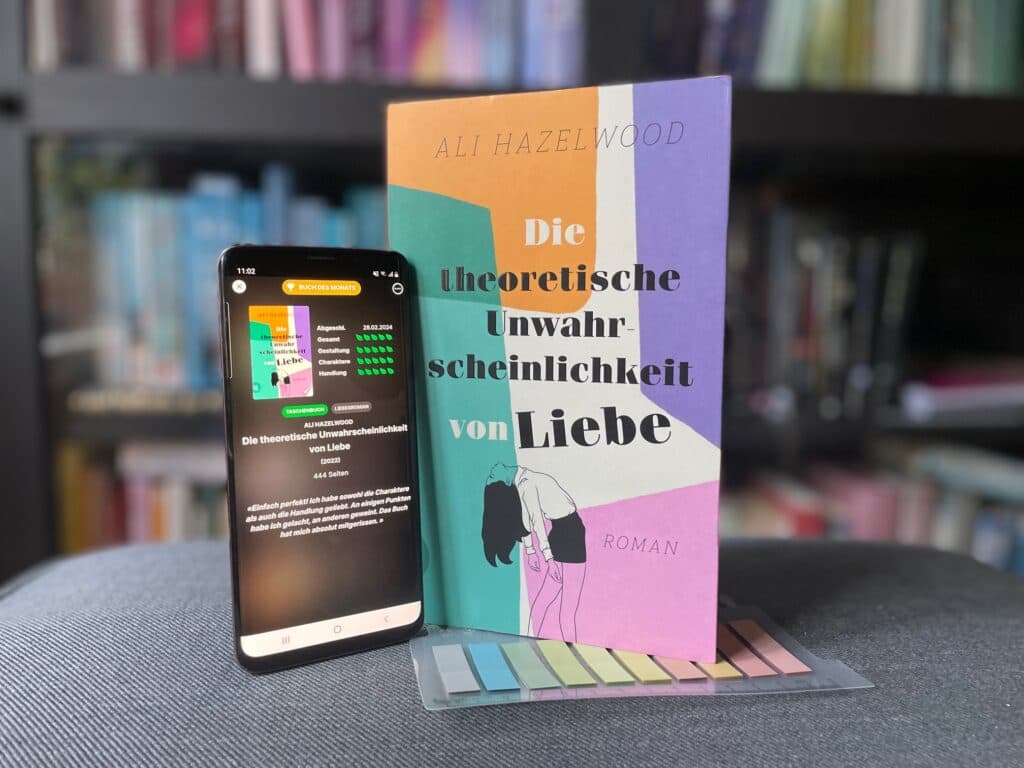 Buch und BookTamer-Eintrag zu "Die theoretische Unwahrscheinlichkeit von Liebe" von Ali Hazelwood