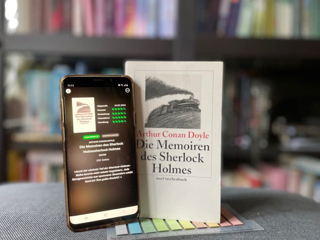 Foto zum Abschnitt „Spannung – Arthur Conan Doyle “Die Memoiren des Sherlock Holmes” (6.Teil der “insel taschenbücher”)“